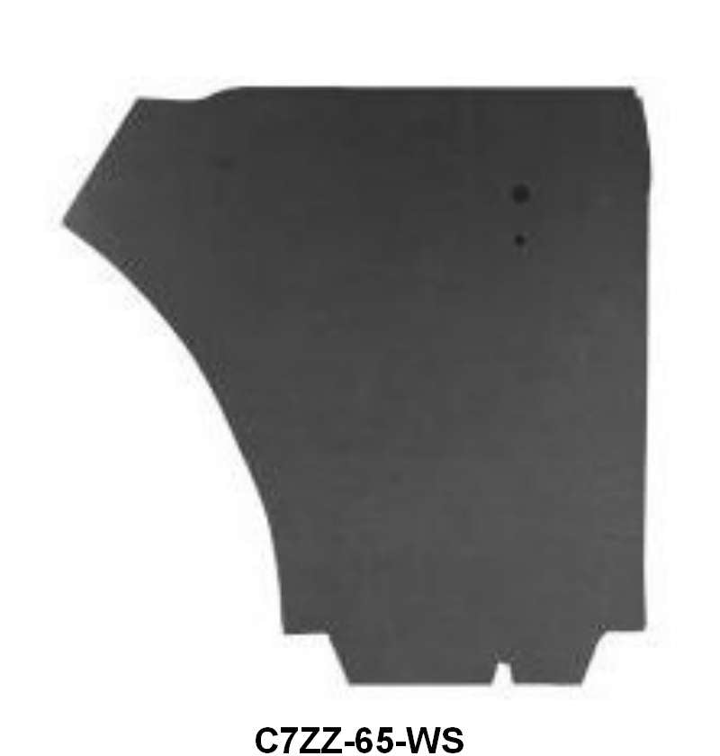 WATER SHIELDS - 67-68 MUSTANG COUPE, 4 pcs