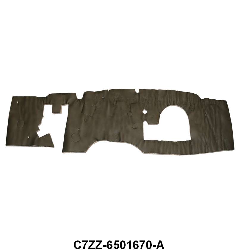 FIREWALL INSULATOR - 67-68 MUSTANG/COUGAR, ORIGINAL MATERIAL