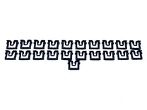 WINDSHIELD MOLDING CLIP KIT - 67-68 MUSTANG COUPE/FASTBACK