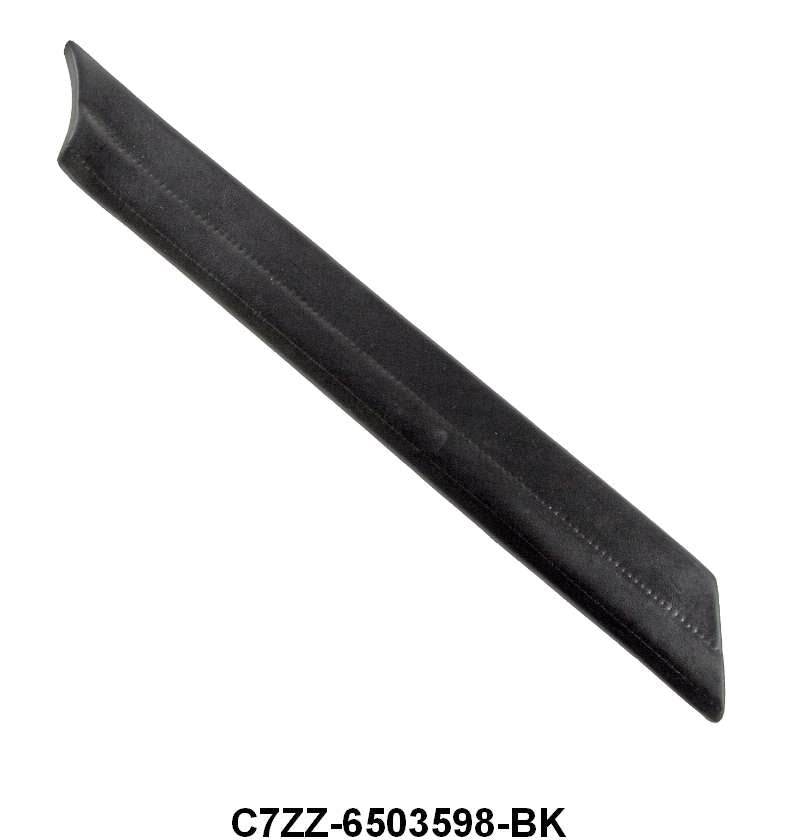 WINDSHIELD PILLAR POST PAD - 67-68 MUSTANG COUPE/FASTBACK, RH, BLACK