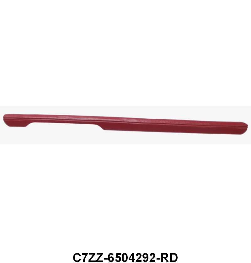 LOWER DASH PAD - 67-68 MUSTANG RED