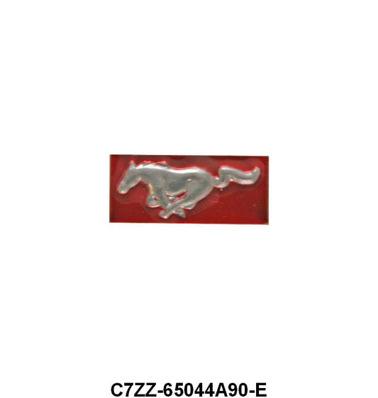 DASH PANEL EMBLEM - 67-68 MUSTANG STANDARD DASH 7/8" X 3/8"