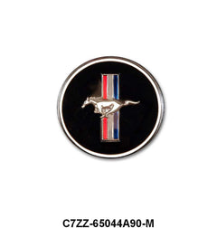 DASH PANEL EMBLEM - 67-68 MUSTANG DELUXE DASH ROUND EMBLEM WITHOUT BASE