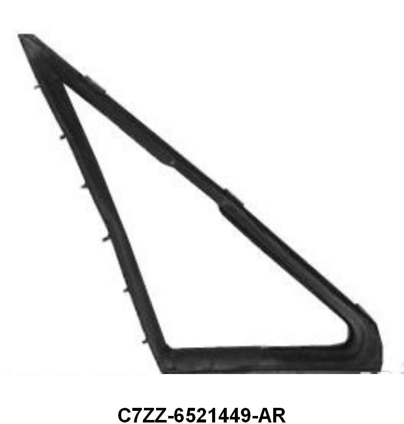 VENT WINDOW SEAL - 67-68 MUSTANG/COUGAR, LH