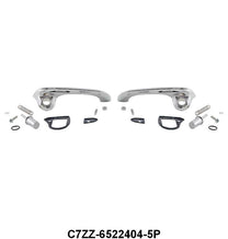 OUTSIDE DOOR HANDLES - 67-68 MUSTANG/COUGAR WITH BUTTONS & PADS