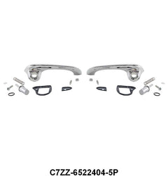 OUTSIDE DOOR HANDLES - 67-68 MUSTANG/COUGAR WITH BUTTONS & PADS