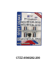 MUSTANG EMBLEM KIT - 67 MUSTANG 6cyl