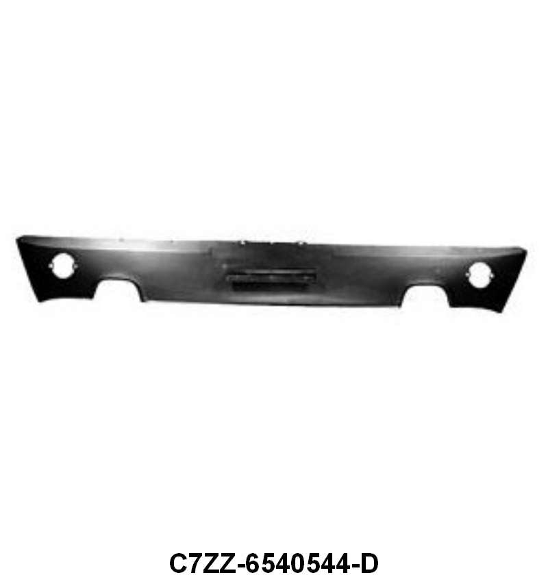 REAR VALANCE - 67-68 MUSTANG WITH EXHAUST CUTOUTS