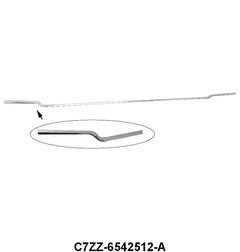 TRUNK LID MOLDING - 67-68 MUSTANG COUPE, CONVERTIBLE