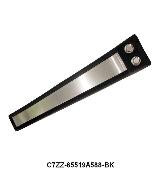 COMPLETE OVERHEAD CONSOLE ASSEMBLY - 67 MUSTANG COUPE BLACK