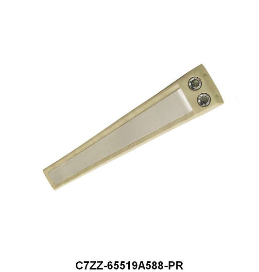 COMPLETE OVERHEAD CONSOLE ASSEMBLY - 67 MUSTANG COUPE PARCHMENT