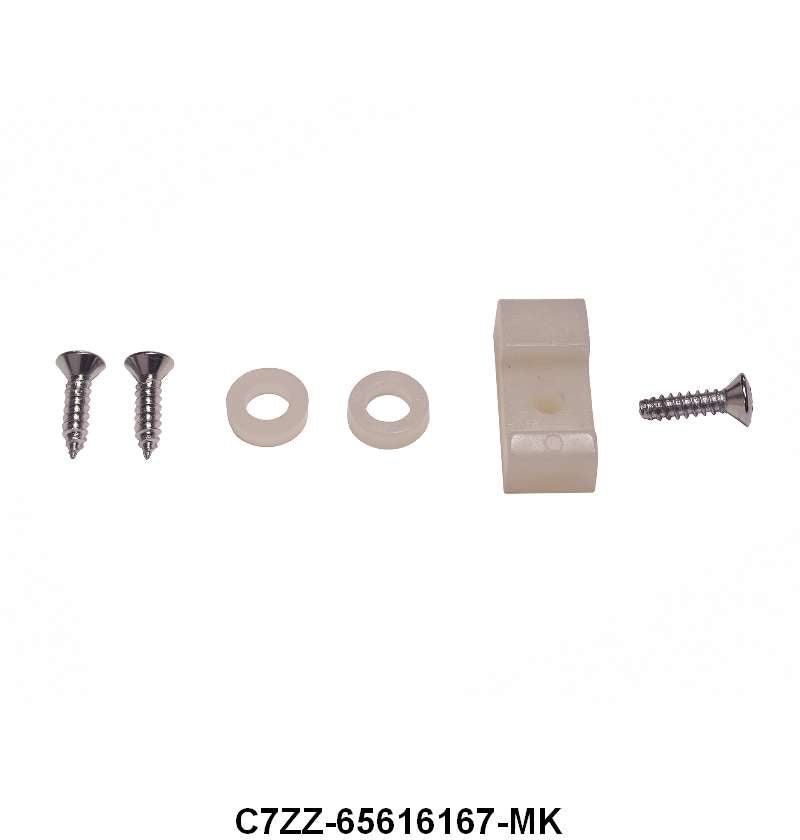 BUCKET SEAT OUTER HINGE COVER MOUNT KIT - 67 MUSTANG