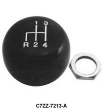 MANUAL FLOOR SHIFT KNOB - 67-68 MUSTANG/COUGAR 4-SPD BLACK