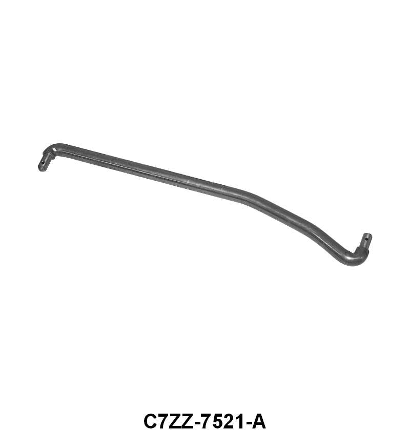 CLUTCH PEDAL TO EQUALIZER ROD - 67-68 ALL ENGINES 12-1/2"