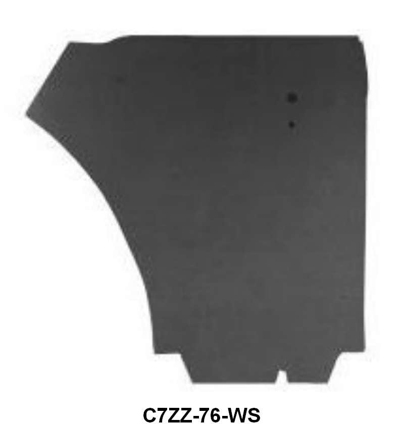 WATER SHIELDS - 67-68 MUSTANG CONVERTIBLE, 4 pcs