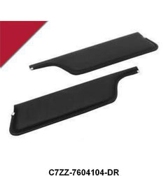 SUN VISORS - 67-68 MUSTANG CONV DARK RED