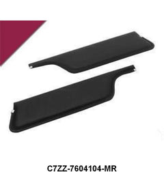 SUN VISORS - 68 MUSTANG CONV MAROON