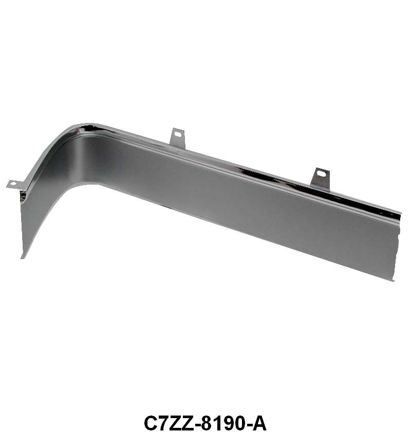 GRILLE OPENING MOLDING - 67-68 MUSTANG RH WIDE