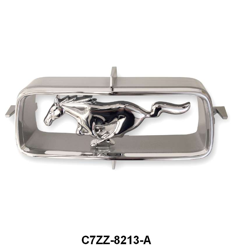 GRILLE HORSE AND CORRAL ASSEMBLY - 67 MUSTANG WITH OR WITHOUT FOG LIGHTS
