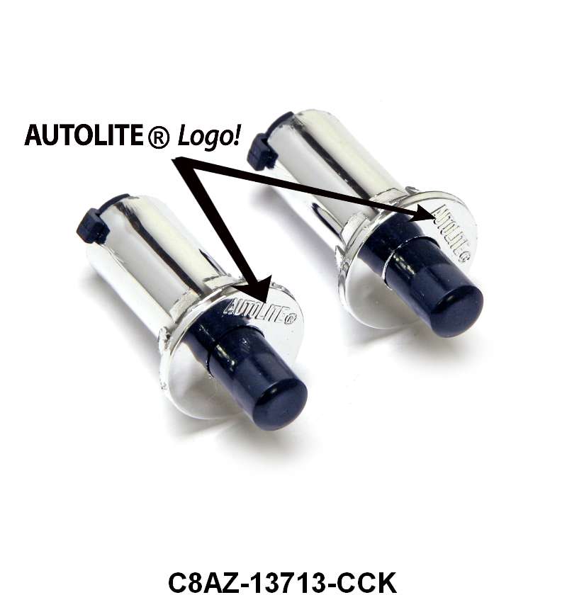 CHROME DOOR JAMB LIGHT SWITCHES - 68-72 ALL PASS, 68-72 F-100/F-350