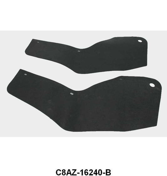 INNER FENDER APRON TO FRAME REAR LOWER SEALS - 68 GALAXIE
