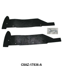 REAR STONE DEFLECTOR RUBBER ENDS - 68 GALAXIE EXCEPT WAGON
