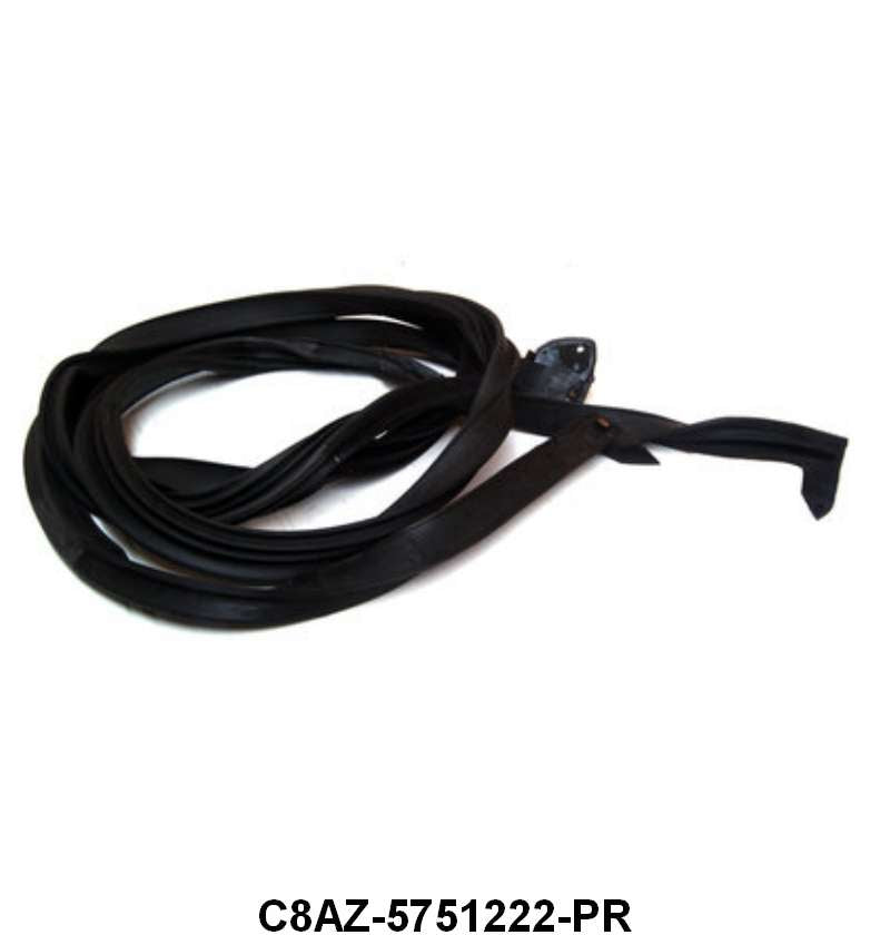 ROOF RAIL SEALS - 68 GALAXIE 4DR HDTP BODY #57