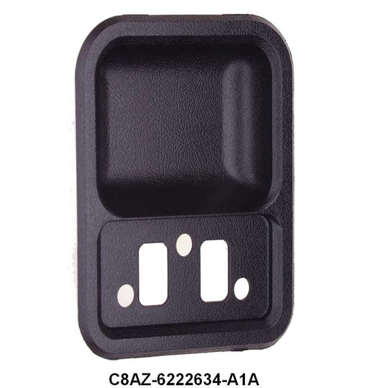 INSIDE DOOR HANDLE CUP - 68-69 FRLN, 68-70 FLCN, 68-72 F-100/F-350 BLACK