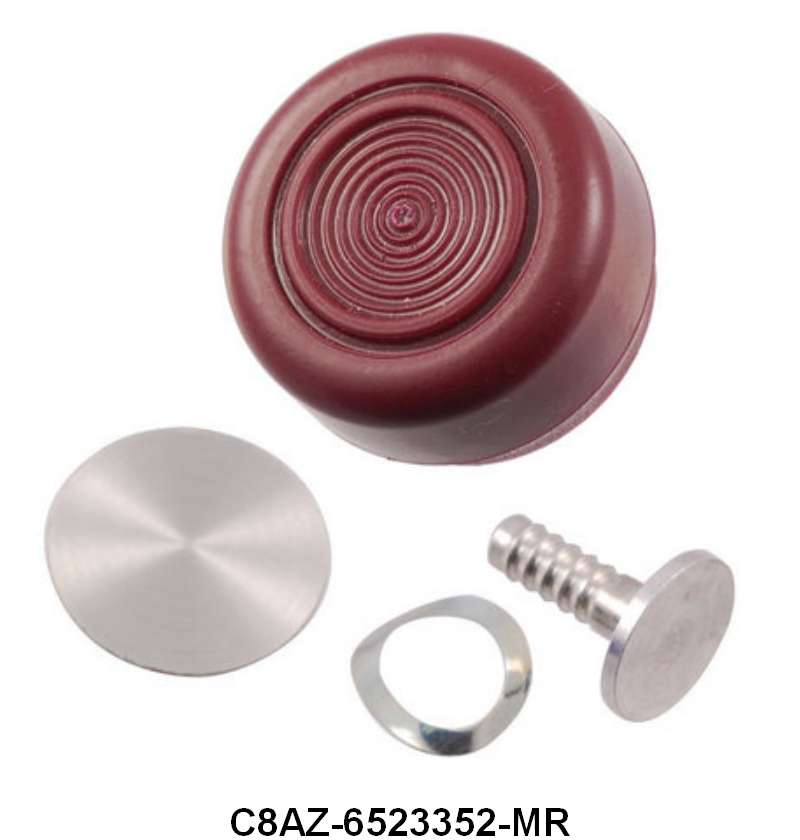 WINDOW CRANK HANDLE KNOB - 68-72 ALL PASS, F-100/F-350, MAROON