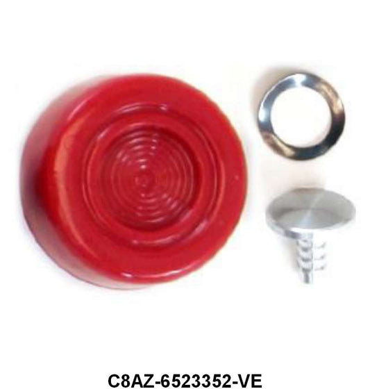 WINDOW CRANK HANDLE KNOB - 68-72 ALL PASS, F-100/F-350, VERMILLION