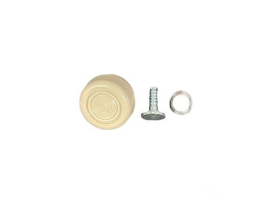 WINDOW CRANK HANDLE KNOB - 68-72 ALL PASS, F-100/F-350, WHITE