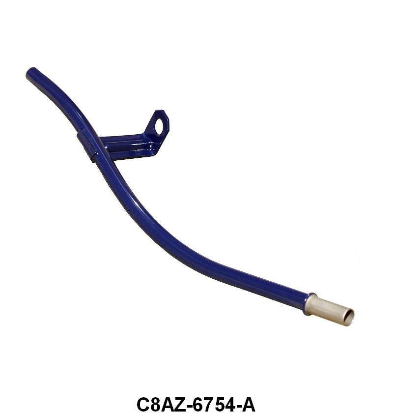 ENGINE OIL DIPSTICK TUBE - 68-69 PASS 302, BLUE