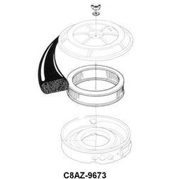 AIR CLEANER TOP COVER SEAL - 68-69 ALL PASS, 68-79 PICKUP