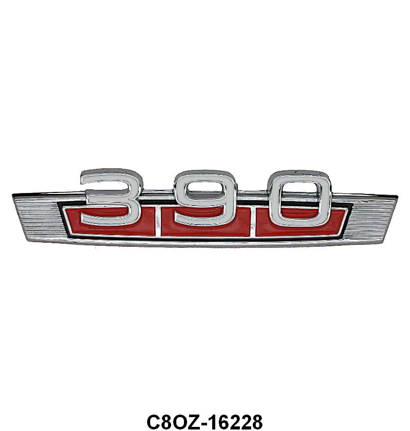 EMBLEM - 68-69 FAIRLANE/RANCHERO/COMET, 69-70 COUGAR, "390"