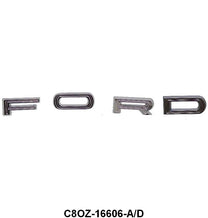 "F.O.R.D." HOOD LETTERS - 68-69 FAIRLANE, RANCHERO, TORINO