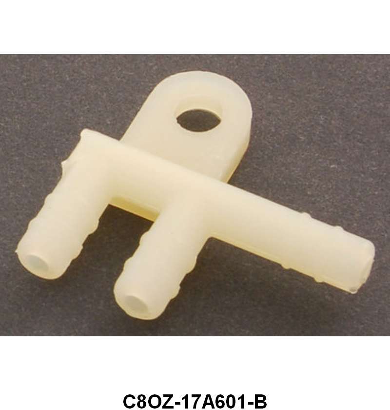 WINDSHIELD WASHER HOSE TEE CONNECTOR - 68-70 GALAXIE, MUSTANG, 68-69 FAIRLANE