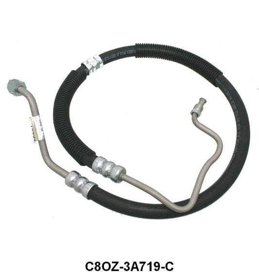 PWR. STR. PRESSURE HOSE - 67-68 FLCN/FRLN/MUST 289/302 W/5/16" FITTING