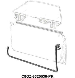 DOOR SEALS - 68-69 FAIRLANE/COMET, BODY# 63, 65, 76 , 68-69 RANCHERO