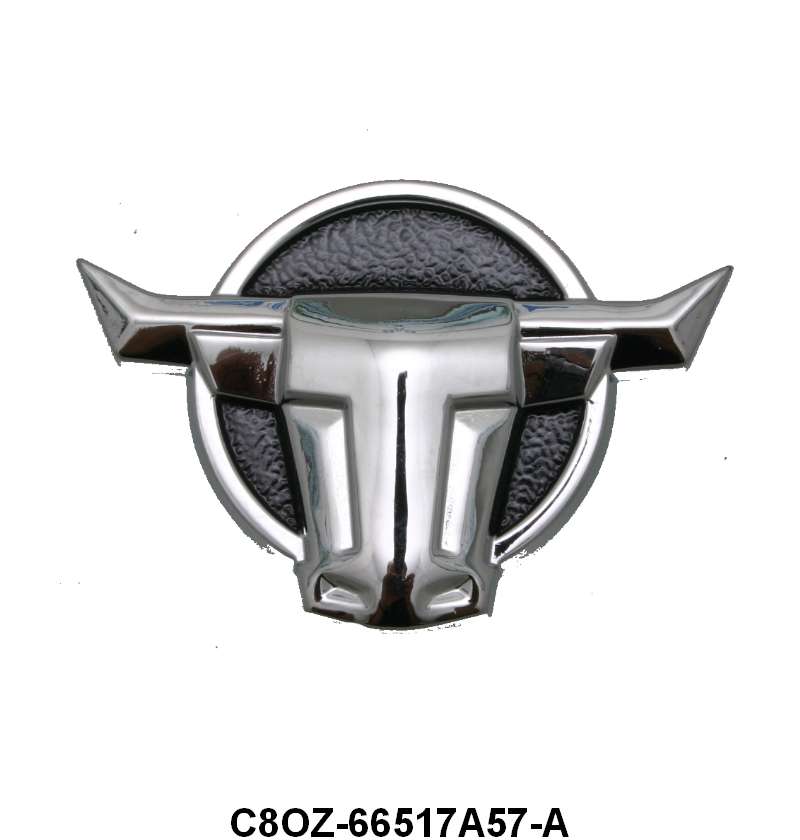 QUARTER POST BULL EMBLEM - 68-71 RANCHERO