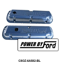 PAINTED VALVE COVER - 68-72 289/302 BLUE "POWER BY FORD"