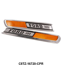 HOOD SIDE EMBLEMS - 68-72 "FORD 350"