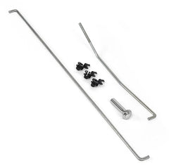 DOOR LATCH RODS - 68-72 F-100/F-350, LH,  WITH KNOB AND CLIPS