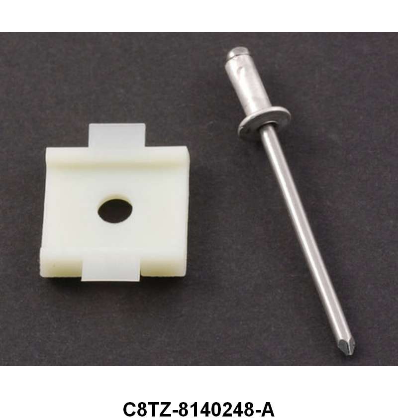 BELOW REAR WINDOW MOLDING CLIP - 67-72 F-100/F-350 12 REQUIRED