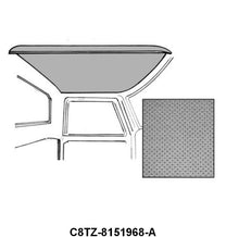 PERFORATED CARDBOARD HEADLINER - 67-72 F-100-350