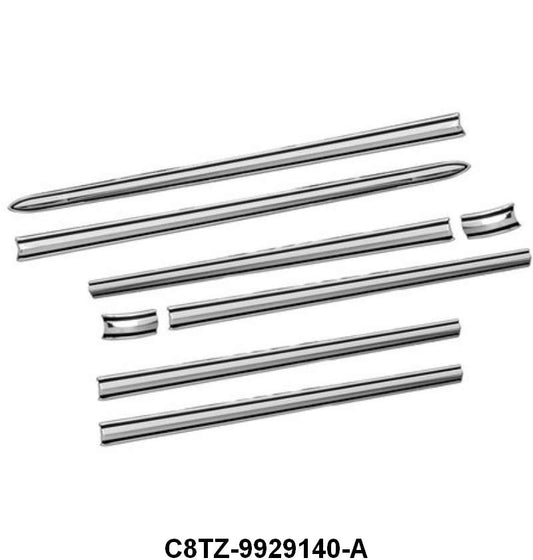 UPPER BODY SIDE MOLDING KIT - 68-69 F-100/F-250 LONG BED 1-1/2" WIDE X 101"