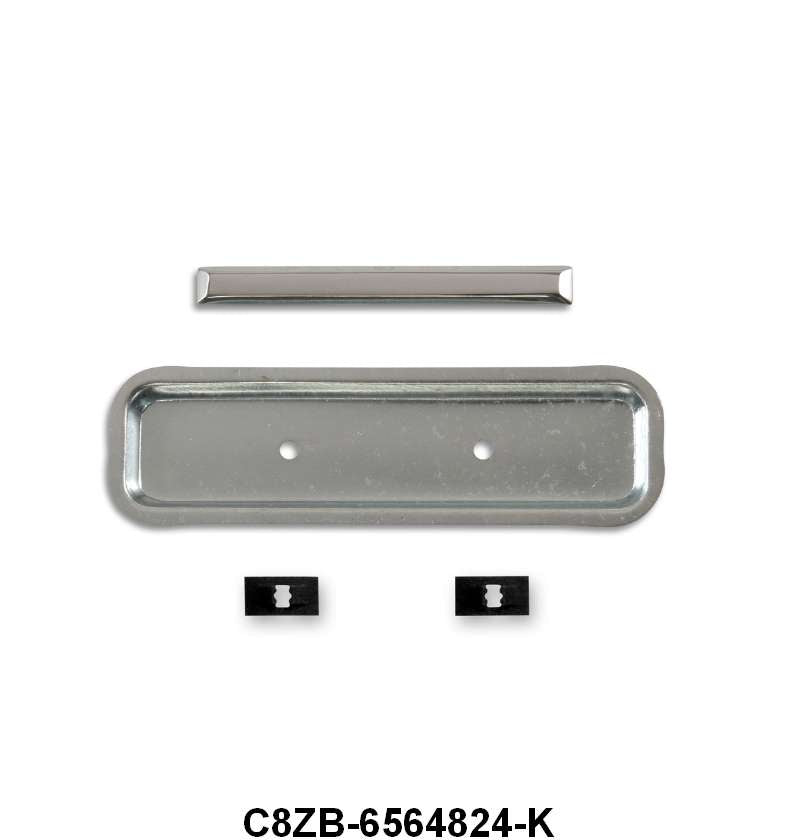 SEAT EMBLEM/ORNAMENT - 68 MUSTANG DLX W/BACKING PLATE 8 REQUIRED