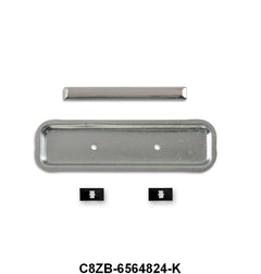 SEAT EMBLEM/ORNAMENT - 68 MUSTANG DLX W/BACKING PLATE 8 REQUIRED