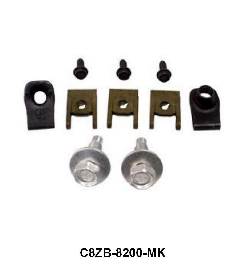 GRILLE MOUNTING HARDWARE - 68 MUSTANG