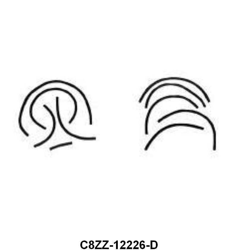 VACUUM LINE HOSE KIT - 68-70 PASS 302 W/SINGLE DIAPHRAM