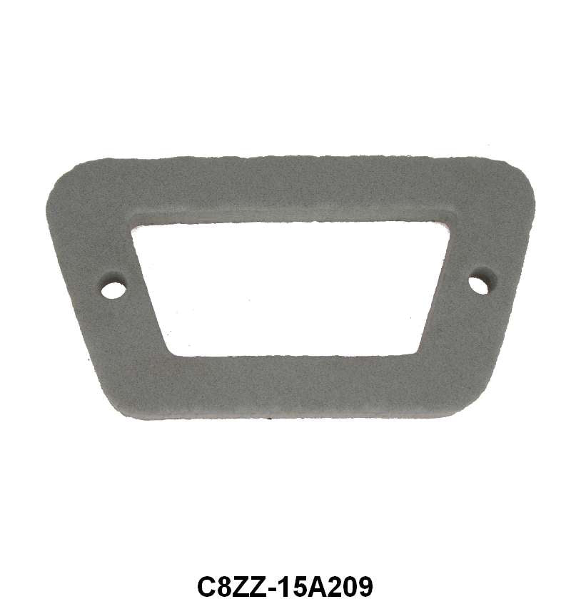 FRONT FENDER SIDE MARKER LIGHT LENS GASKET - 68 MUSTANG